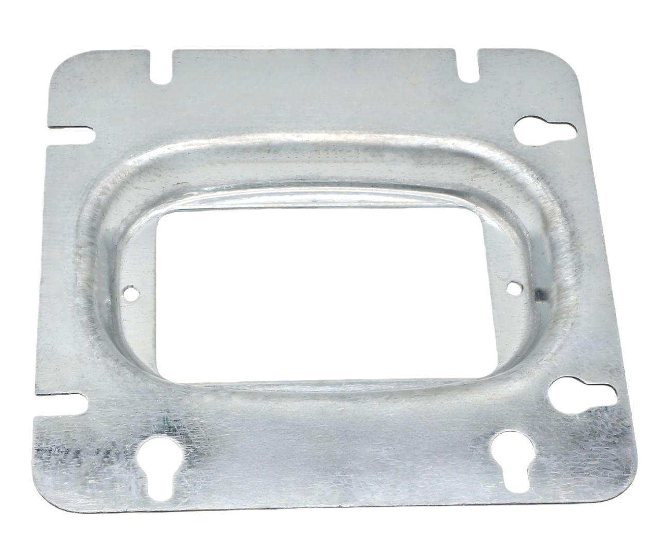 Material: Galvanized Steel, 4-11/16” Single Device Covers, Raised 1/2”