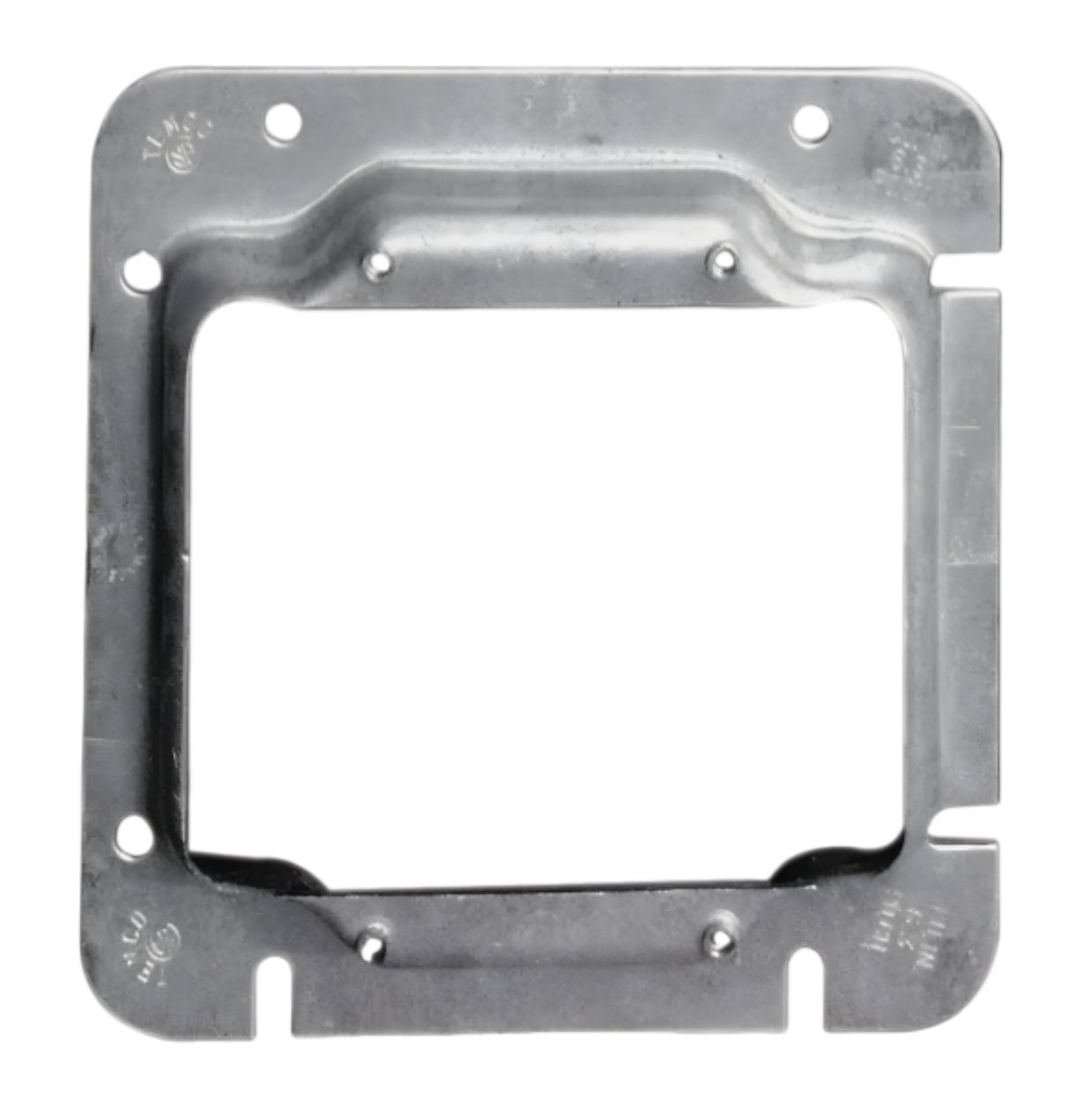 Material: Galvanized Steel, 4-11/16” Two Device Covers, Raised 1/2”