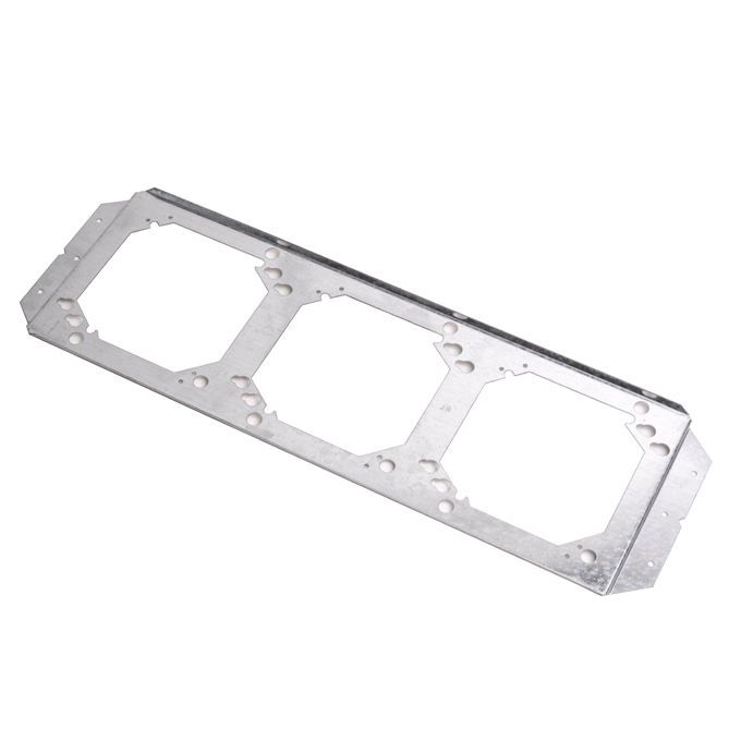Material: Galvanized Steel, Support Bracket for 16” Stud Spacing, Metallic
