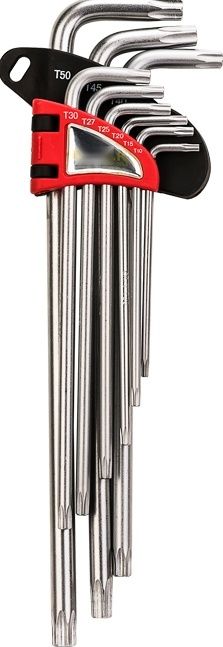 9pcs Extra Long Arm Torx Key Set