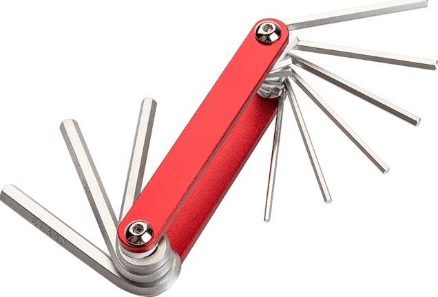 7pcs Aluminium Folding Hex Key Set