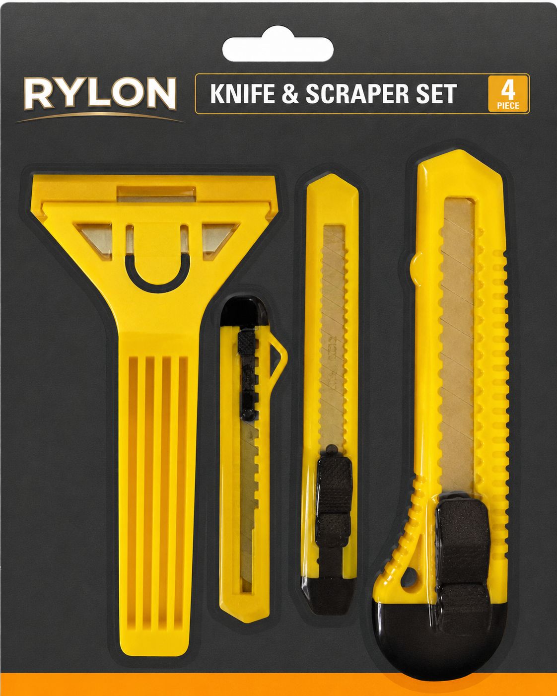 Knife & Scraper set 4pcs