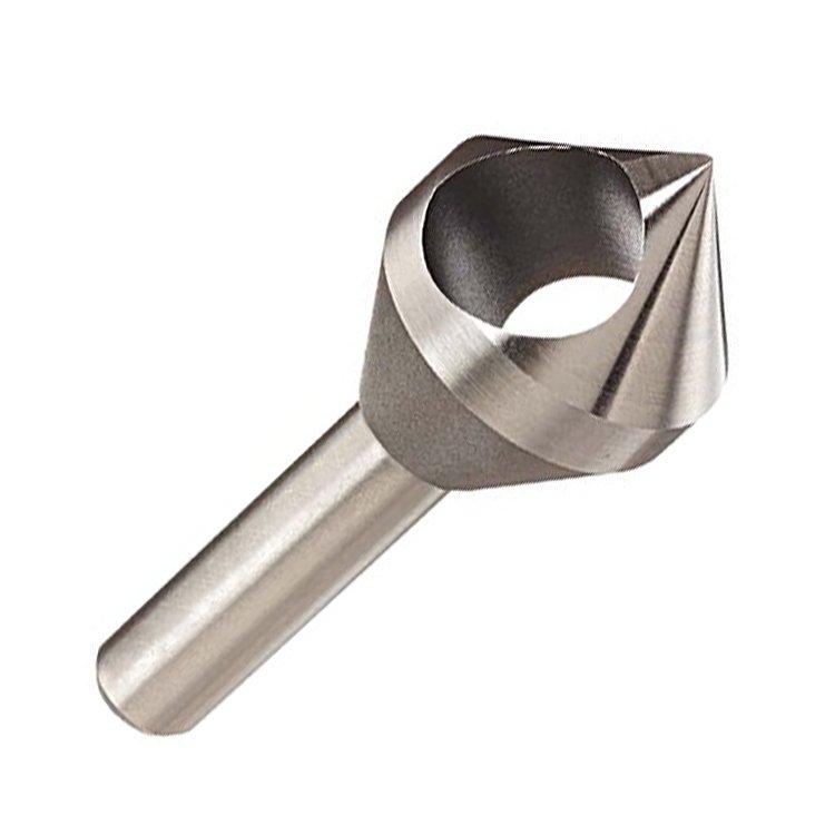 General Tool Round Shank 82 Degree 0 Zero Flute HSS Countersink Drill Bit