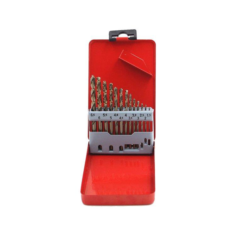 13Pcs Metric DIN338 Fully Ground HSS Cobalt Drill Bit Set