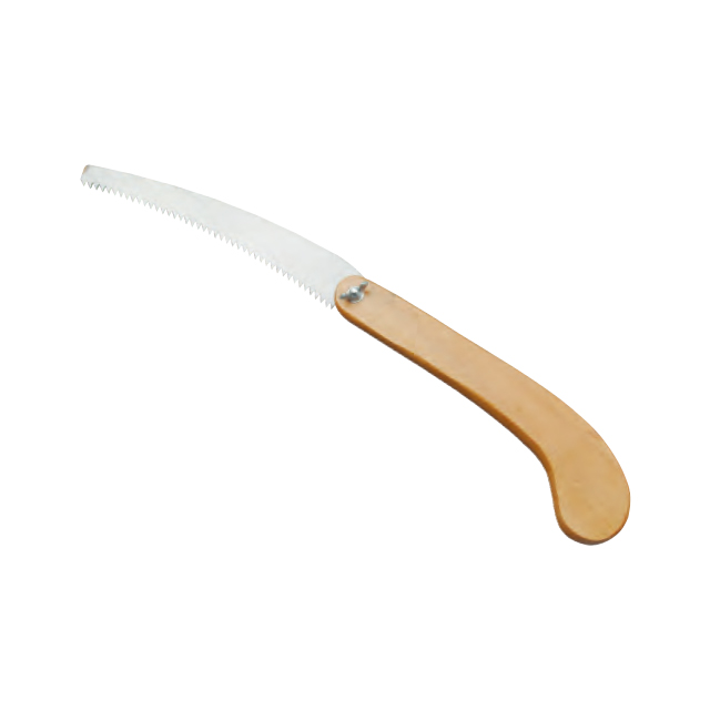 Hand saw.
Durable high carbon steel blade.
Wooden handle.