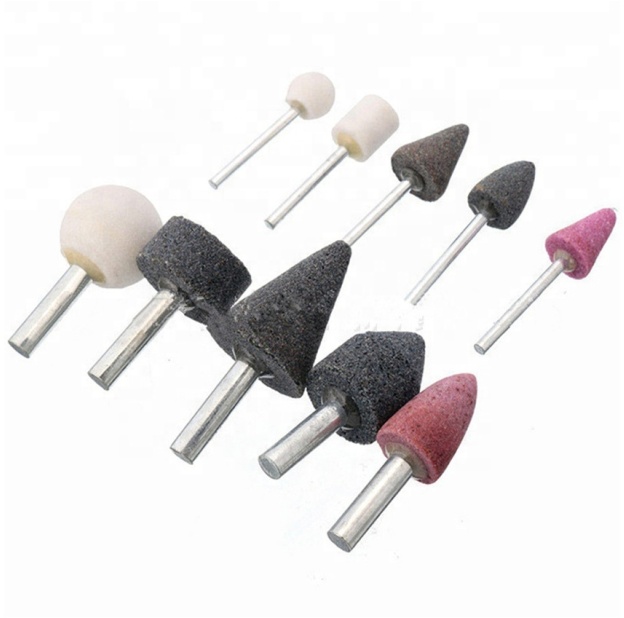 Grey Grinding Head Stone Wheel Mounted Point Set