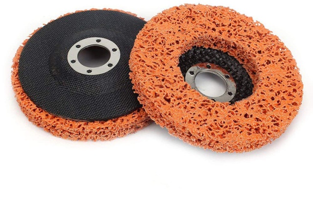 Abrasive Quick Clean & Strip Disc Change Poly Fiber Non-woven Grinding Strip Wheel Pad Disc