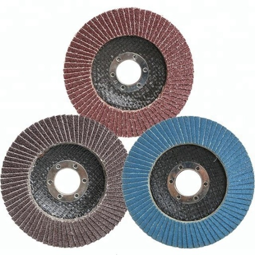Abrasive Disc 115*22mm Eco-friendly Aluminium Oxide Zirconium Grain Fiber-brown Flap Disc for Metal Wood Polishing