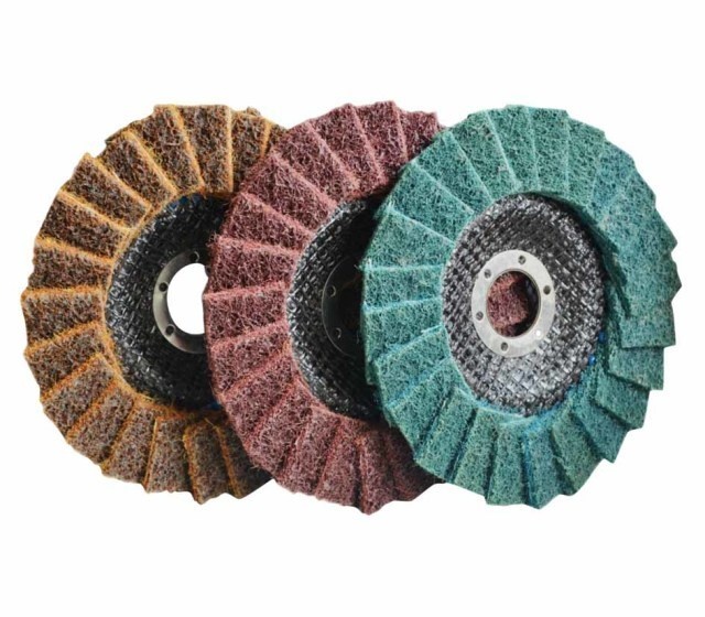 Hot sale Non-Woven flap disc with fiberglass 125mm 5"
