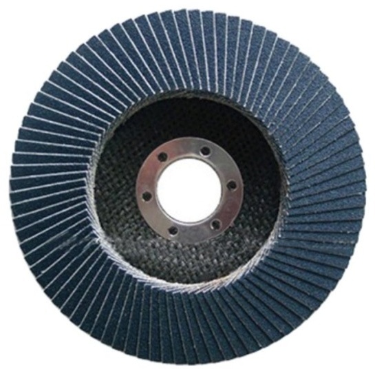 125mm Zirconium Oxide flap disc with fiberglass