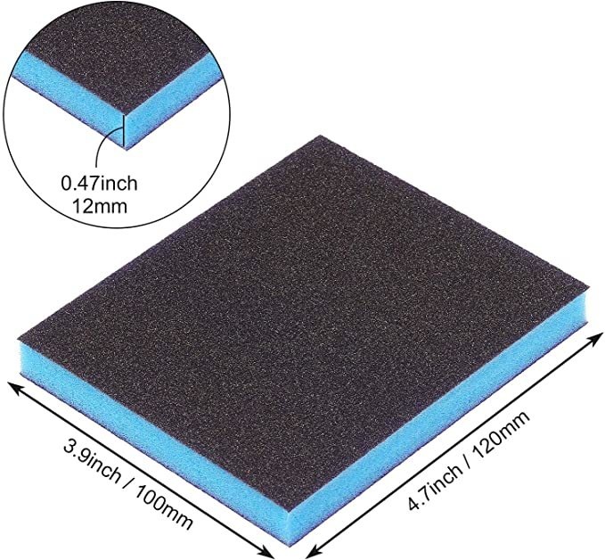 Foam Backed sanding sponge softback foam pad wet dry use for polishing