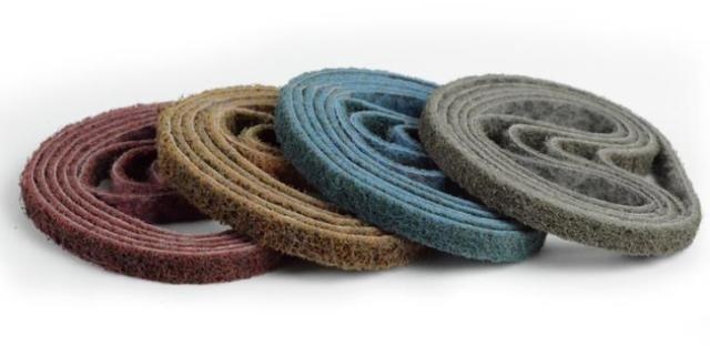 Abrasive Tools 4pcs 520*10mm Non-woven Nylon Sanding Belt with Cloth Backing Nylon Abrasive Sanding Belt with Cloth Backing for Surface Conditioning Belt with Cloth Backing Sand