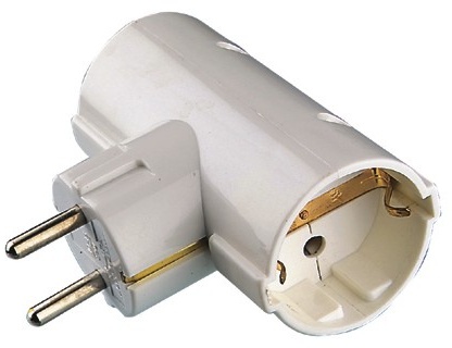 2 ways Germany style adapter