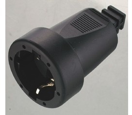 One way Germany style rewirable socket-outlet