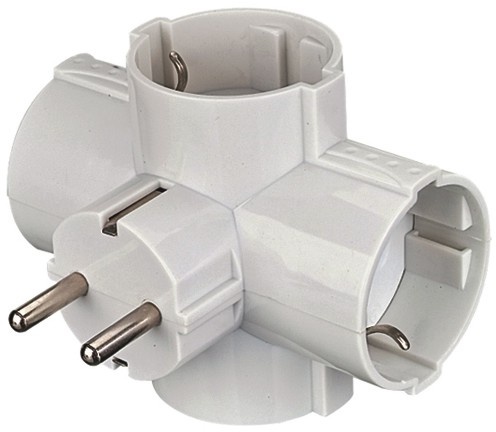 4 ways Germany style adapter