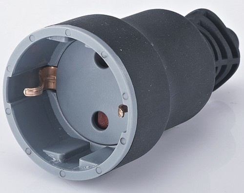 One way Germany style rewirable socket oulet