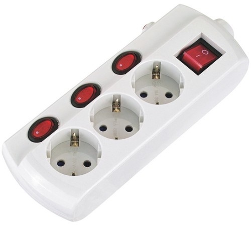 3 way Germany style outlet