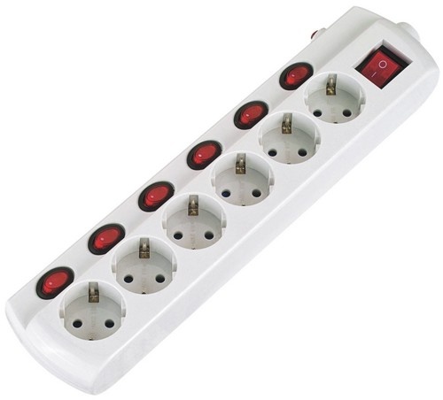 6 way Germany style outlet