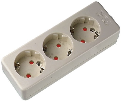 3 way Germany style outlet