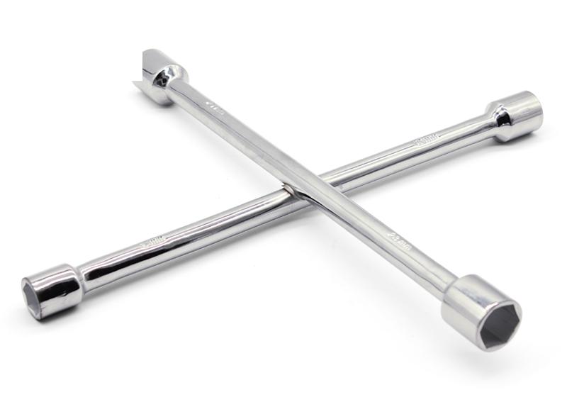 4-Way Car Tyre Lug Socket Cross Wrench