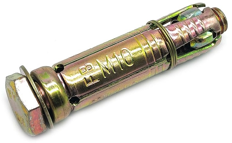 4 Pcs Heavy Duty Shell Anchor With Hex Bolt