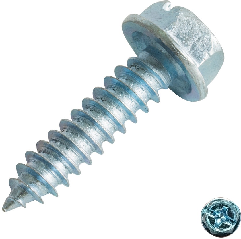 Phillips Slotted Hex Washer Head Sheet Metal Screw