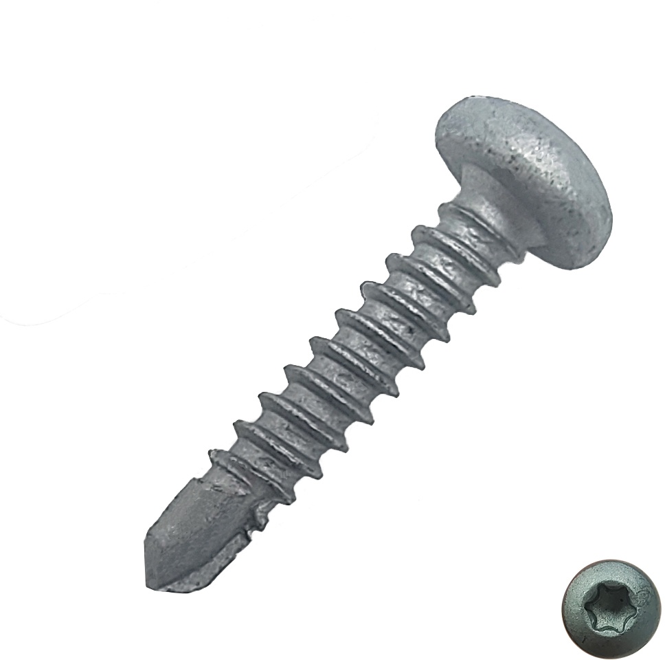 Torx Drive Pan Round Head Self Drilling Screw Dacrotized