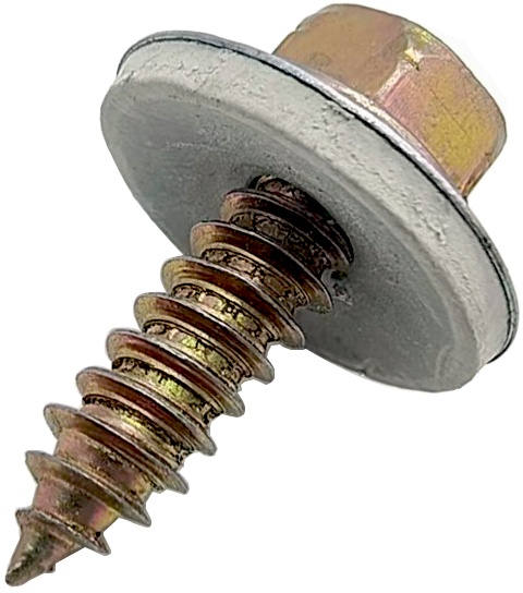 Israel Yellow Zinc Self Tapping With Grey Bonded Washer