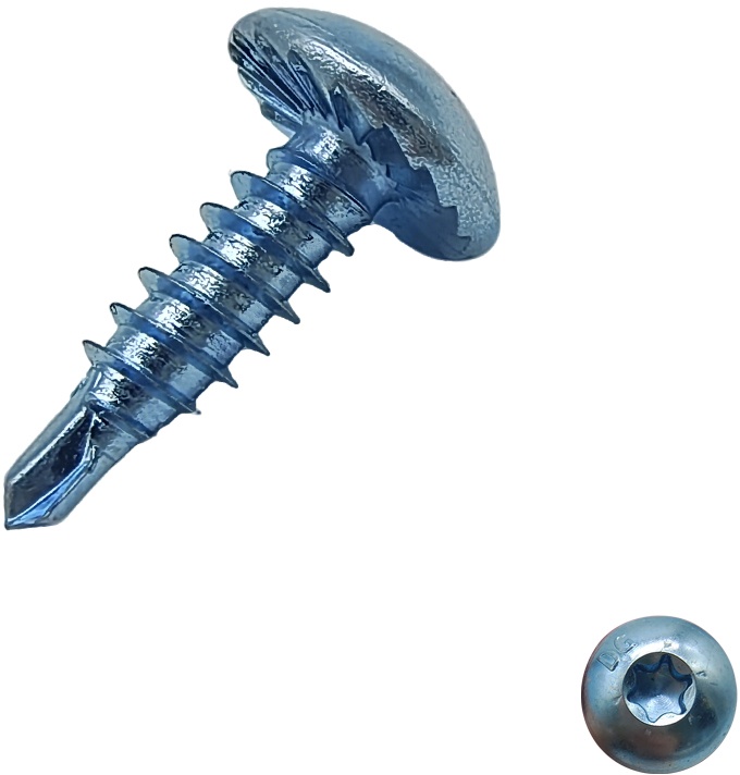 Pan Head Serrated Torx Drive Self Drilling Screw Pt2 Drilling Point
