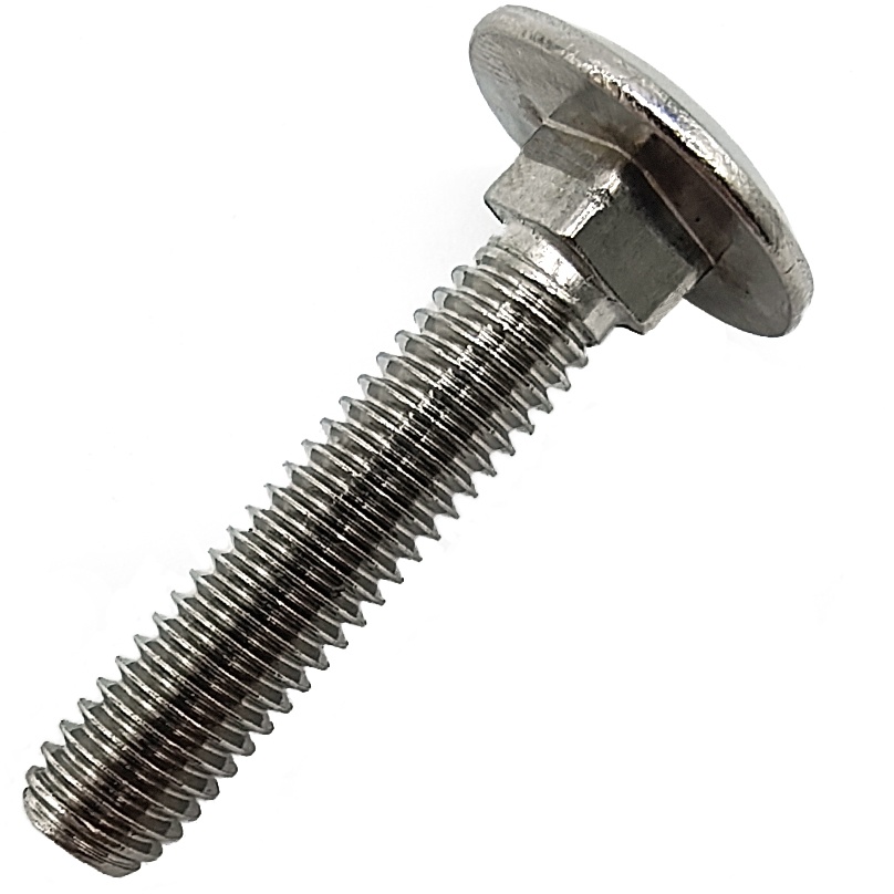 Full Thread Half Round Head Square Neck Bolt