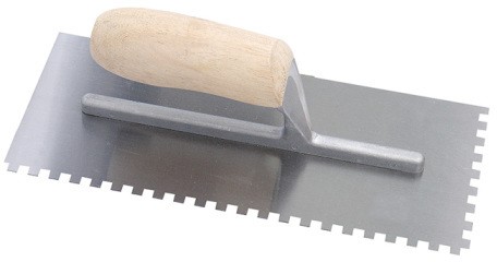 Plastering and Notched Trowels