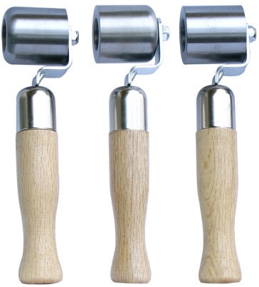 Stainless Steel and Steel Rollers, short handle
