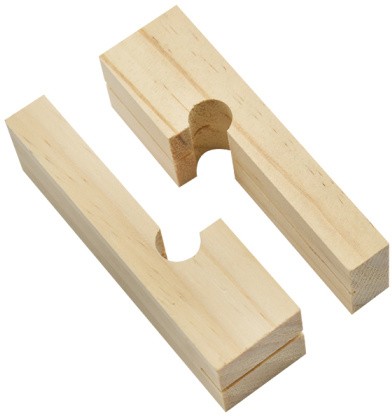 Wood corner blocks