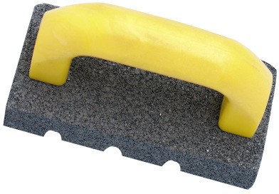 Carborundum Fluted Rubbing Brick with handle