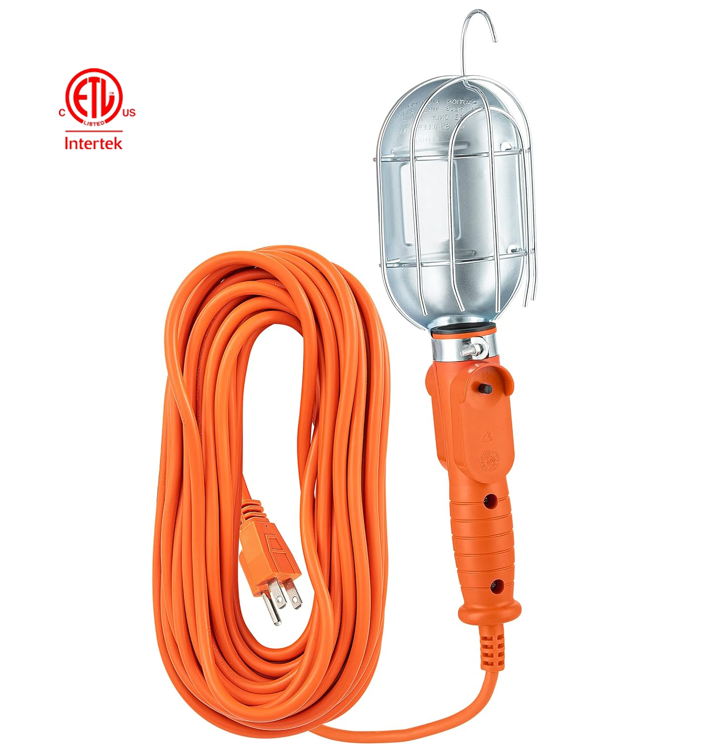 Work Light with Switch 25 Feet cord, 18 Gauge Power Cord