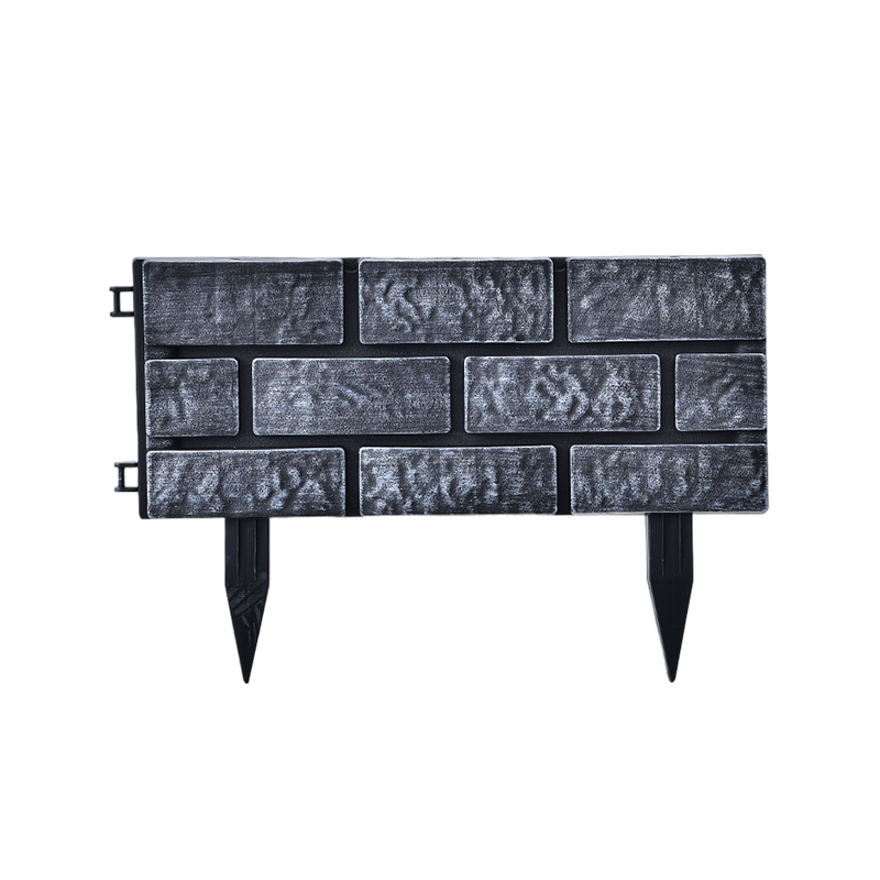 Stone-like Plastic Garden Fence