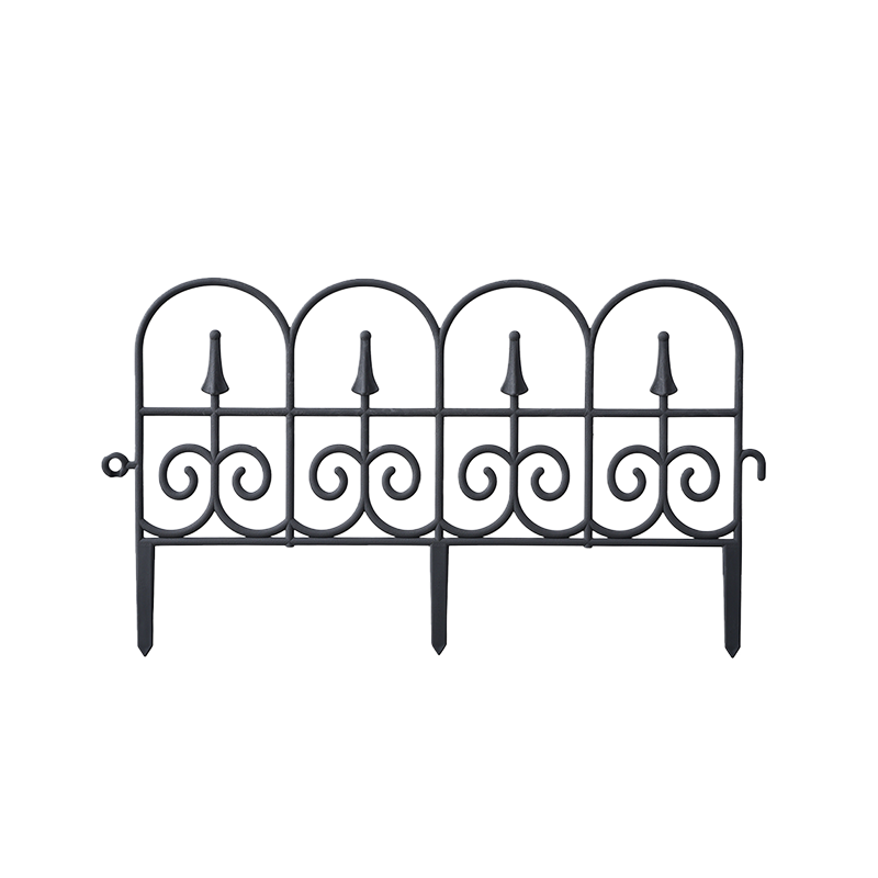 Fade-Resistant Plastic Garden Fence