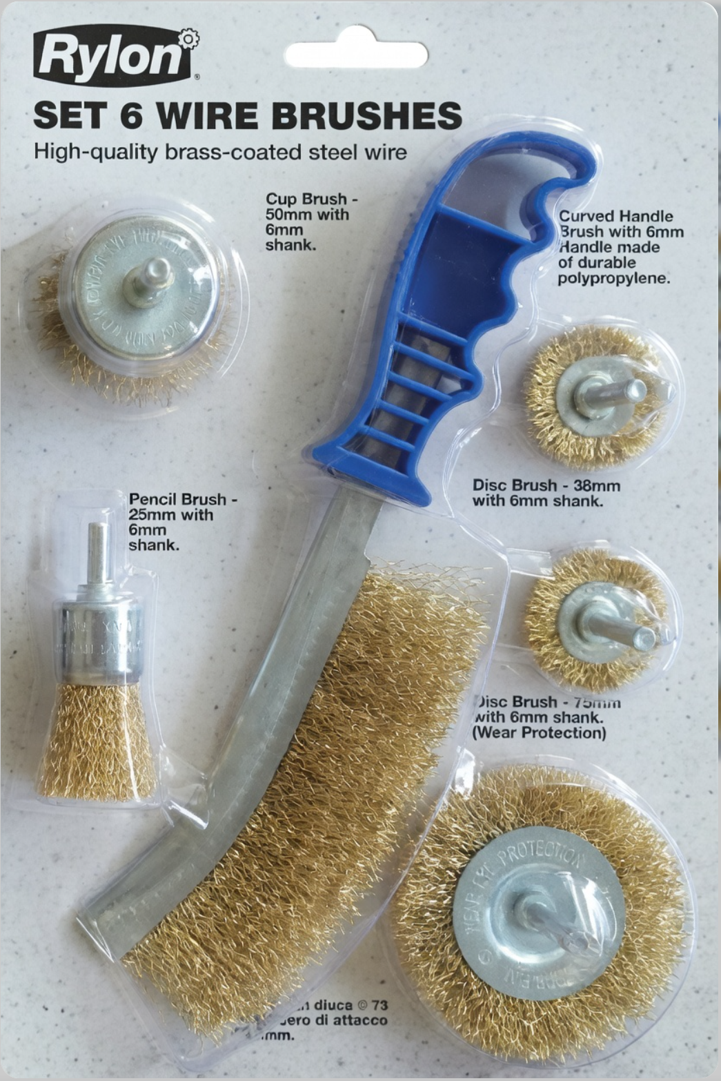6pcs Wire Brushes