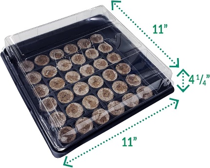 36 Peat Pellet Seed Starting Greenhouse Bundle