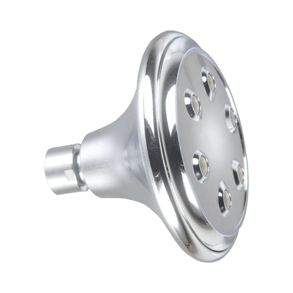 105mm bell shaped single function big flow full chrome showerhead